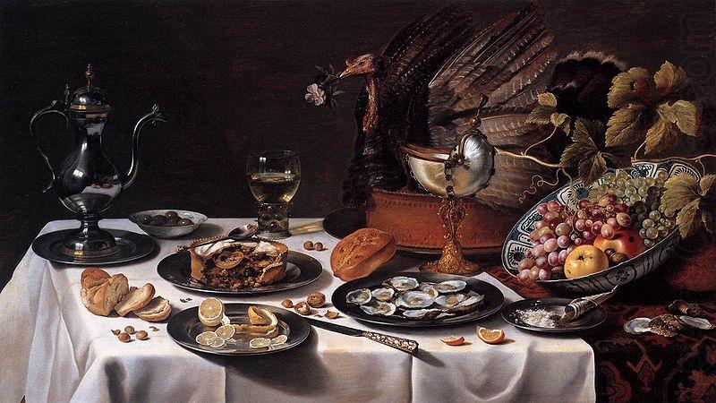 Pieter Claesz with Turkey Pie china oil painting image